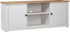 vidaXL TV-Schrank Weiß 120x40x50 cm Massivholz Produktbild-Vorschau 8