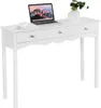 Consolle COSTWAY con 3 cassetti, tavolino 100x32x75cm, Anteprima dell’immagine prodotto 1