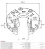 AS-PL Gleichrichter Lichtmaschine 50A Produktbild-Vorschau 3