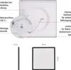 LED-Anbauleuchte FLORI quadrat, schwarz, 18W, neutralweiß Voir les images du produit