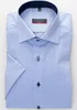Eterna Hemd Kurzarm Modern Fit normale Passform blau uni Produktbild-Vorschau 9