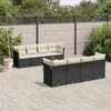 The Living Store 9-tlg. Garten-Sofagarnitur mit Kissen Produktbild-Vorschau 2