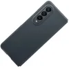 A dark gray Samsung phone case with a triple camera cutout is shown diagonally on a white background. Náhled obrázku produktu