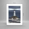 Poster - Poster ohne Rahmen - Leuchtturm Meer - 30x40 cm - Produktbild-Vorschau 4