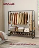 Kleiderständer, Garderobenständer, Garderobe, 2 Ablagen, 6 Produktbild-Vorschau 7