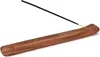 A wooden incense holder with an incense stick burning. Podgląd zdjęcia produktu