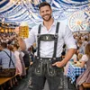 PAULGOS Herren Trachten Lederhose Kurz - HK3 - Echtes Leder Produktbild-Vorschau 7