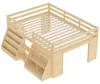 Halbhochbett 140 x 200 cm mit LED-Beleuchtung, offenen Produktbild-Vorschau 13