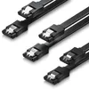 deleyCON SATA III Kabel Set 50cm S-ATA 3 6 GBit/s, 3 Stück Produktbild-Vorschau 1