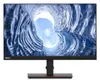 A Lenovo ThinkVision monitor is shown from the front, displaying a landscape image on its screen. Produktbild-Vorschau