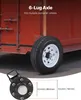 VEVOR Versandcontainer-Räder, 3200 kg, 6-Loch-Räder-Set, Produktbild-Vorschau 4