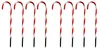 8er Set LED-Gartenleuchtstäbe Zuckerstange Produktbild-Vorschau 1