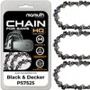 3 catene per motosega 25 cm 1,3 mm 3/8" 40 TG per Black & Anteprima dell’immagine prodotto 5