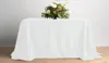 Weiße Tischdecke 230 × 230 cm – Klassische Tischwäsche für Produktbild-Vorschau 2