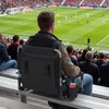 COSTWAY Seduta da stadio con schienale, sedia pieghevole da Anteprima dell’immagine prodotto 2