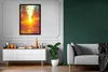 MuchoWow® Gerahmtes Poster Sonnenuntergang - Bäume - Wald - Produktbild-Vorschau 5