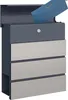 Toboli Briefkasten V64 Anthrazit und Edelstahl 410 x 130 x Produktbild-Vorschau 7