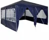Tente de réception vidaXL bleue 400 x 400 x 266 cm en Voir les images du produit 1