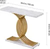 VEVOR schmaler Konsolentisch Eingangstisch (100 cm Länge / Produktbild-Vorschau 7