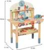 Banco da lavoro per bambini in legno, banco degli attrezzi Anteprima dell’immagine prodotto 4
