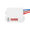 A white electronic device with wires and a set of red switches. Produktbild-Vorschau