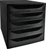 Exacompta ECOBOX organizer z 5 szufladami czarny Podgląd zdjęcia produktu 1
