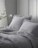Deco4Home Bettwäsche mit Rüschen | 220x200 | Hellgrau Produktbild-Vorschau 2