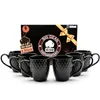 BigDean 6 Stück Kaffeetassen 400ml schwarz matt Produktbild-Vorschau 1