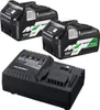 Hikoki Hitachi Booster Pack Multi Volt UC18YSL3WEZ 2 Akkus Produktbild-Vorschau 2