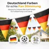 XXL Deutschland Wimpelkette 25 Meter – Schwarz Rot Gold Produktbild-Vorschau 3