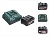 Set base Metabo 1x batteria Li-Power 18 V 4,0 Ah CAS agli Anteprima dell’immagine prodotto 1