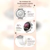 Smartwatch Damen mit Telefonfunktion Silber Rund Fitnessuhr Produktbild-Vorschau 6