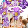 Schmetterling Geburtstag Deko Set Lila Party Mädchen Produktbild-Vorschau 6
