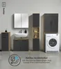 mokebo® Waschmaschinenschrank für Waschmaschinen & Trockner Produktbild-Vorschau 5