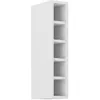 Armoire supérieure ouverte SABRYA – largeur 15 cm, blanc Voir les images du produit 1