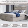 Boxspringbett Vivre Bonellfederkern inkl. Topper Produktbild-Vorschau 4