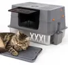 Lettiera per gatti in acciaio inossidabile, dimensioni 71 x Anteprima dell’immagine prodotto 12