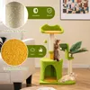 COSTWAY Arbre à chat petit, Arbre à chat avec niche pour Voir les images du produit 7