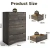Bealife Kommode 72x41x94 cm | 3 + 2 Schubladen | Produktbild-Vorschau 3