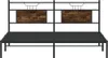 Bettgestell ohne Matratze Räuchereiche 160x200 cm Produktbild-Vorschau 5
