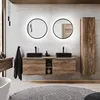 Badmöbel Hochschrank PUEBLA-56 Vintage Oak Eiche, 2 Türen, Produktbild-Vorschau 7
