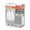 LED-Glaslampe "BASE", Kerze, 4W ersetzt 40W, E14, Warmweiß, Produktbild-Vorschau 4