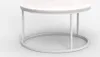 Table de salon ronde 80 cm en marbre contemporain Ossidiana Voir les images du produit 7