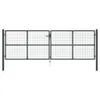 vidaXL Portail de jardin en maille Acier galvanisé 400 x Voir les images du produit 2