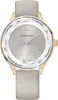 Swarovski Damen Armbanduhr Octea Nova Lederarmband grau 36 Produktbild-Vorschau 1