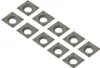 A collection of ten diamond-shaped cutting inserts, arranged in a diagonal pattern on a white background. Anteprima dell’immagine prodotto
