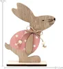 Oblique Unique Holz Hase Aufsteller Deko Osterhase Produktbild-Vorschau 2