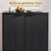 COSTWAY Aufbewahrungsschrank Sideboard mit Türen, Anrichte Produktbild-Vorschau 5