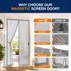 Moustiquaire pour porte, filet anti-moustiques, rideau de Voir les images du produit 6