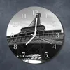 Glasuhr Wanduhr Küchenuhr Echt-Glas 30fi cm Eiffelturm Produktbild-Vorschau 2